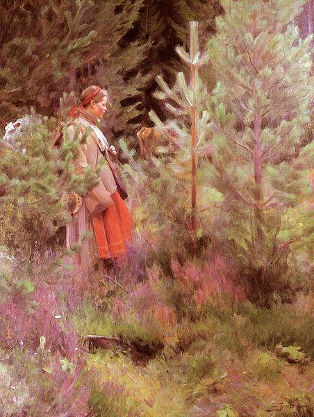 Anders Zorn Vallkulla china oil painting image